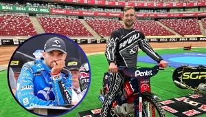 Bartosz Zmarzlik tylko się uśmiechnął, gdy widział nieporadnych dziennikarzy na motocyklach żużlowych