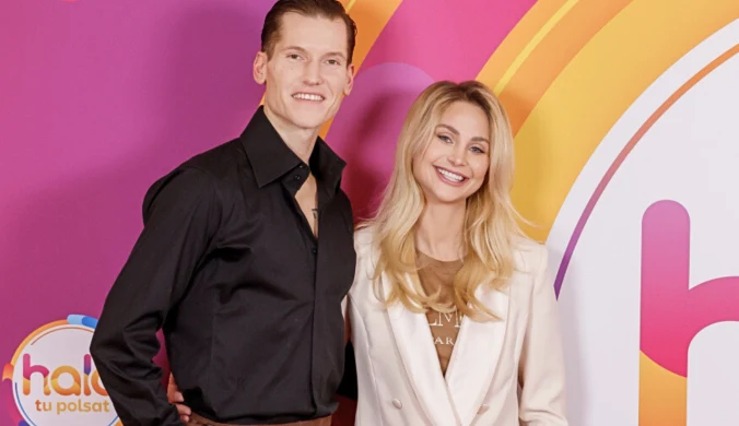 Hanna Żudziewicz i Jacek Jeschke w "halo tu polsat"