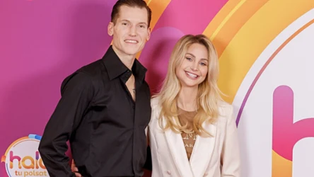 Hanna Żudziewicz i Jacek Jeschke w "halo tu polsat"
