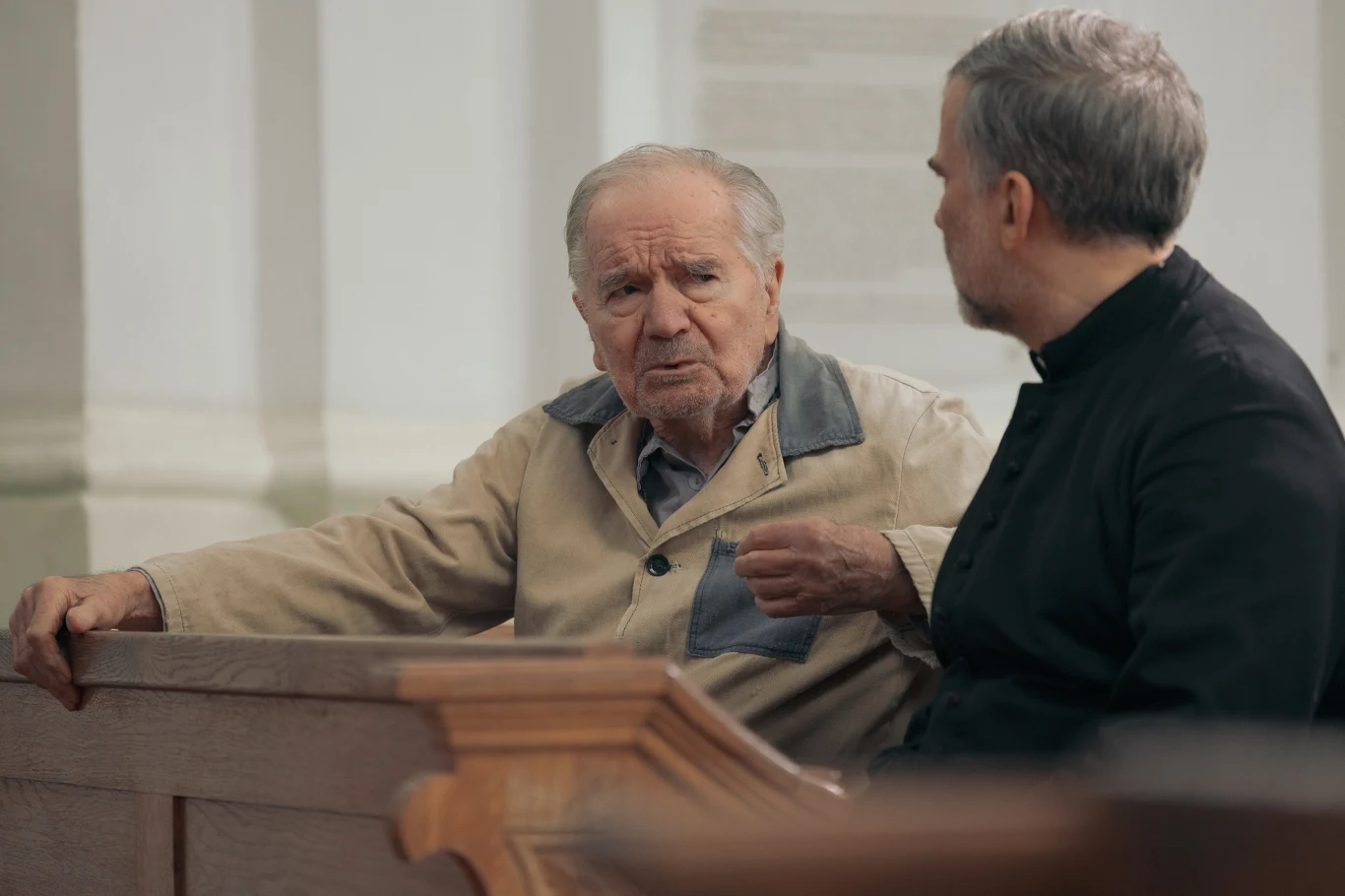 Stanisław Brejdygant i Dariusz Toczek w spektaklu Teatru Telewizji "Winny" Stanisław Brejdygant i Dariusz Toczek w spektaklu Teatru Telewizji "Winny"