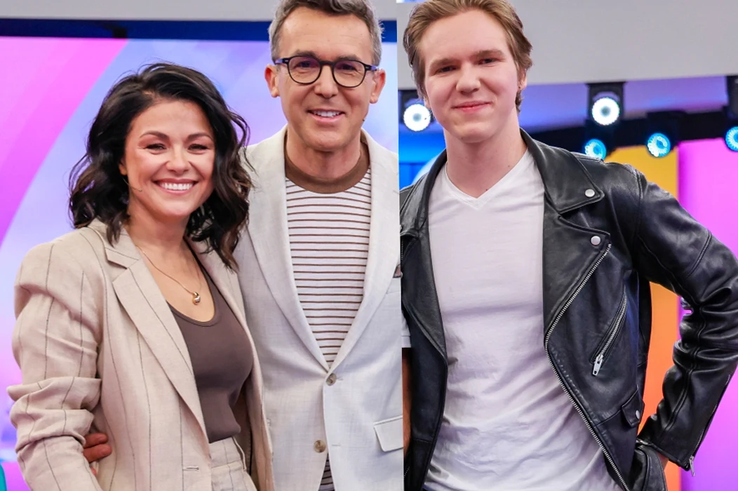 Katarzyna Cichopek, Maciej Kurzajewski i syn Julian Katarzyna Cichopek, Maciej Kurzajewski i syn Julian