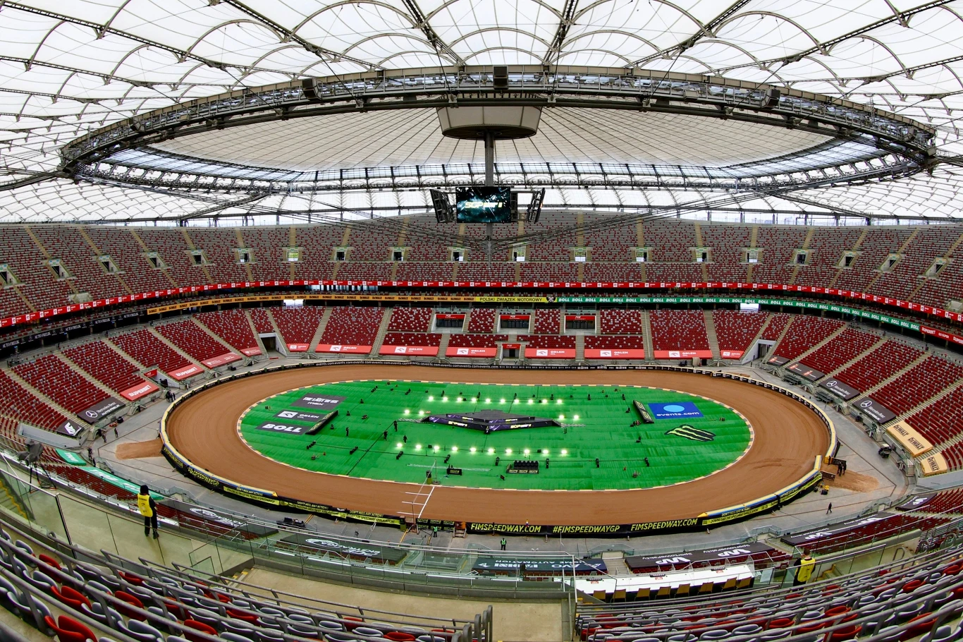 PGE Narodowy w Warszawie przed Grand Prix Polski na żużlu