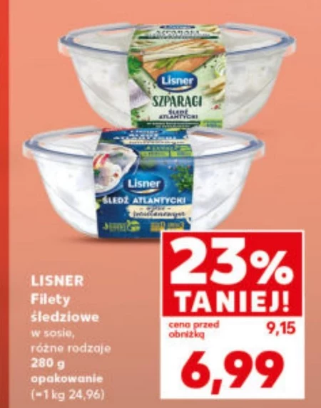 Filety śledziowe Lisner