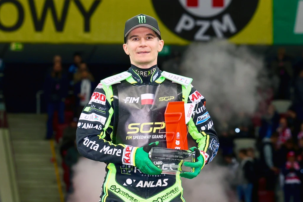 Patryk Dudek, trzeci zawodnik GP w Warszawie