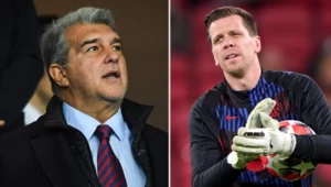 Joan Laporta i Wojciech Szczęsny