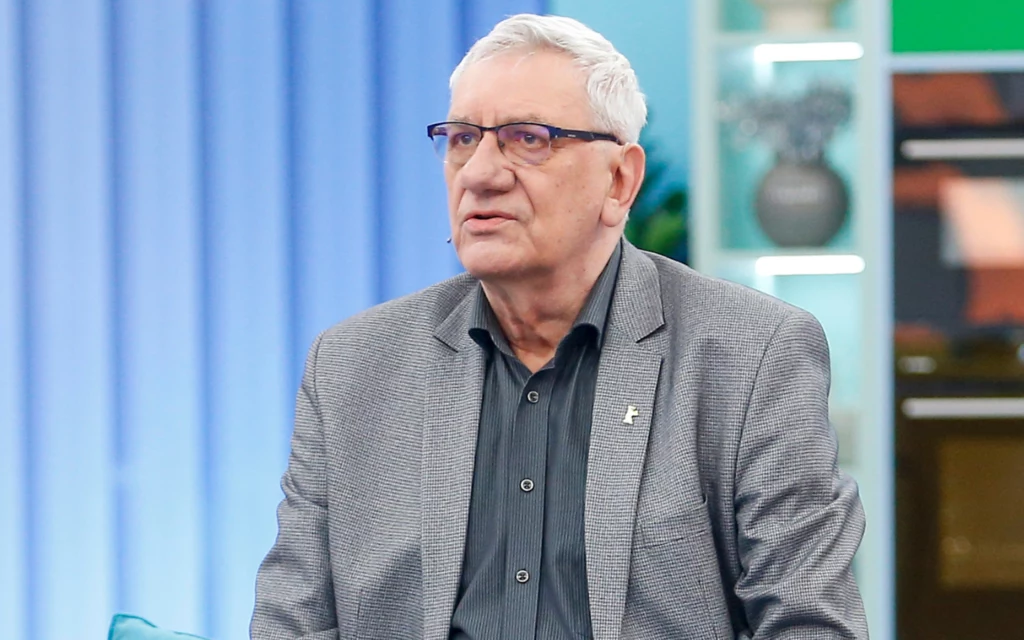 Wiktor Zborowski w "halo tu polsat" w styczniu 2025W