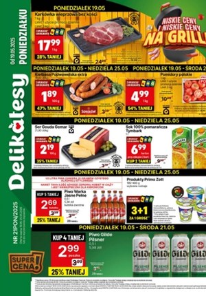 Gazetka promocyjna Delikatesy Centrum, ważna od 19.05.2025 do 25.05.2025.