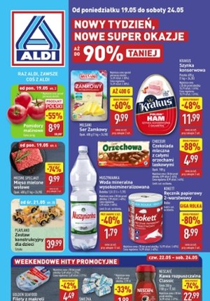 Gazetka promocyjna Aldi, ważna od 19.05.2025 do 24.05.2025.