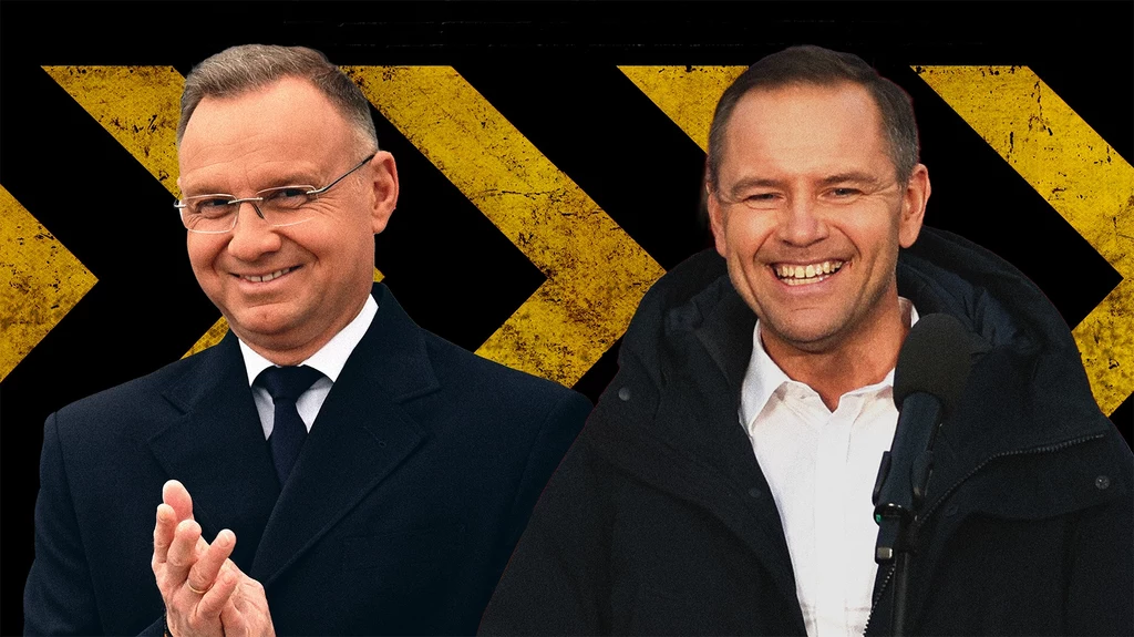 Wyniki wyborów prezydenckich 2025. Ile proc. wyborców Andrzeja Dudy poparło Karola Nawrockiego?. Grafika: Aleksandra Włodarczyk Wyniki wyborów prezydenckich 2025. Ile proc. wyborców Andrzeja Dudy poparło Karola Nawrockiego?. Grafika: Aleksandra Włodarczyk