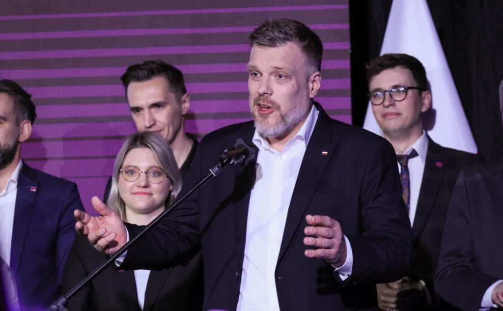 Wyniki exit poll wyborów prezydenckich. Adrian Zandberg z partii Razem komentuje Wyniki exit poll wyborów prezydenckich. Adrian Zandberg z partii Razem komentuje