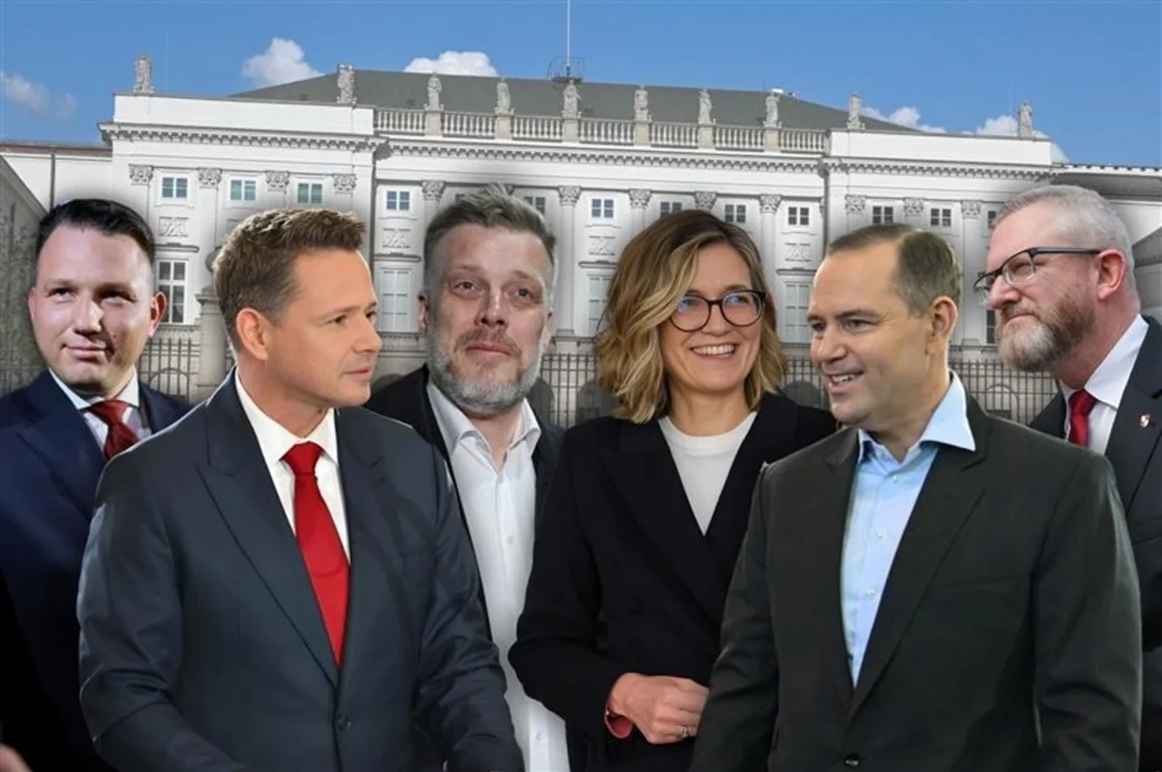 Poznaliśmy wyniki głosowania late poll uwzględniające dane z 90 proc. obwodów Grupa osób w formalnych strojach stoi przed dużym budynkiem, prawdopodobnie budynkiem rządowym. Osoby są ustawione w półkole i wyglądają, jakby były zaangażowane w rozmowę lub pozowały do zdjęcia.