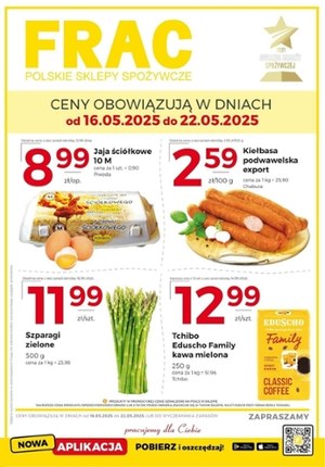 Gazetka promocyjna FRAC, ważna od 16.05.2025 do 22.05.2025.