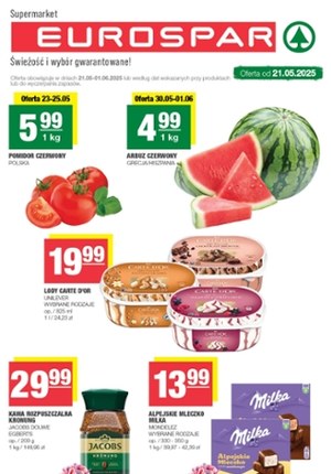 Gazetka promocyjna EuroSPAR, ważna od 21.05.2025 do 01.06.2025.