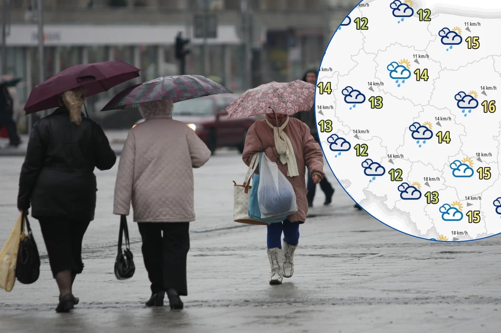 Pogoda w poniedziałek przyniesie deszcz i burze z krupą śnieżną. Przejaśnienia wystąpią tylko lokalnie Pogoda w poniedziałek przyniesie deszcz i burze z krupą śnieżną. Przejaśnienia wystąpią tylko lokalnie