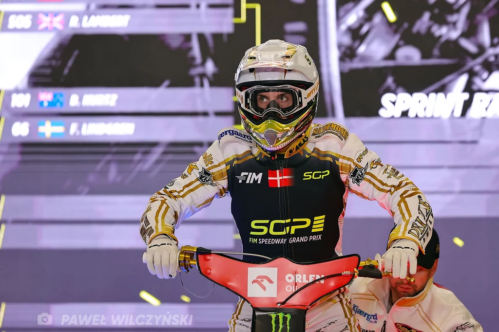 Anders Thomsen w Grand Prix na PGE Narodowym. Anders Thomsen w Grand Prix na PGE Narodowym.