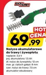 Nożyce akumulatorowe GO/ON!
