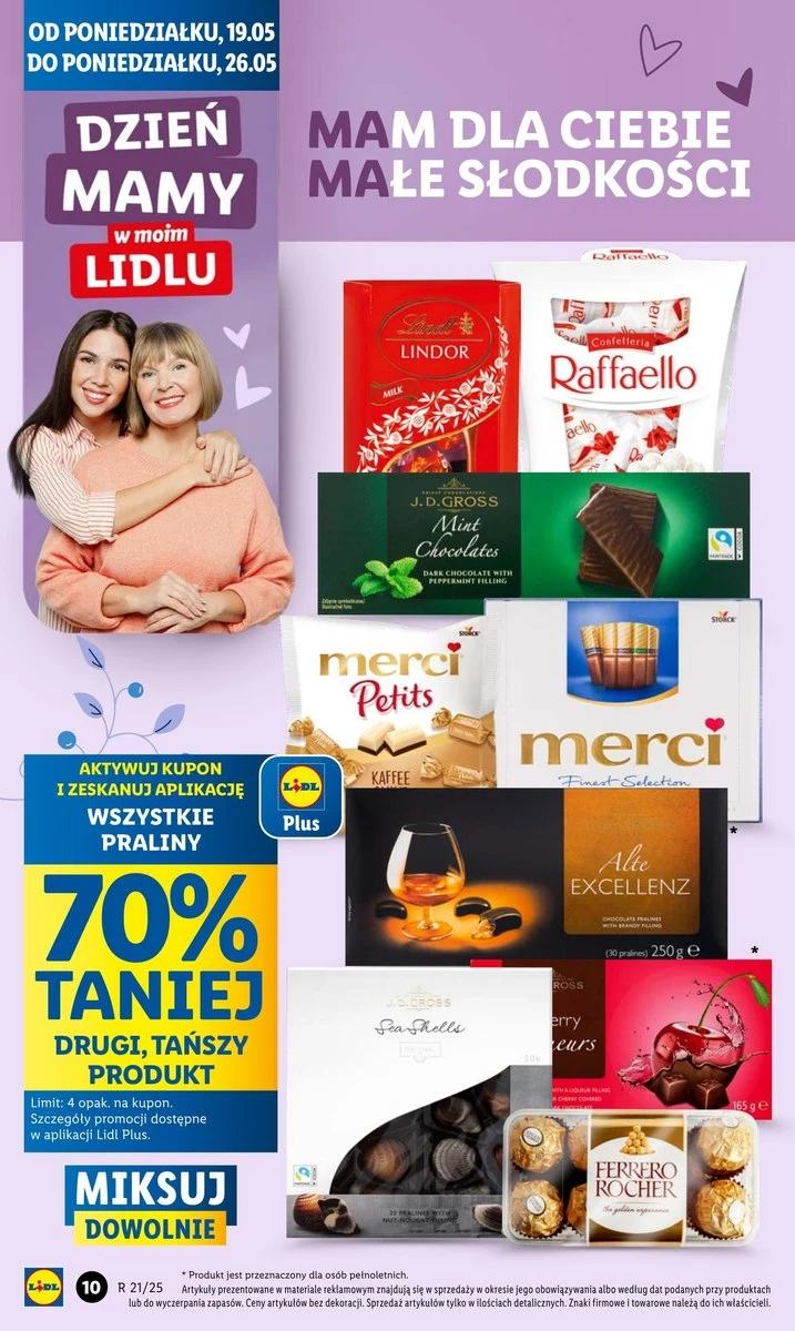 Słodkie szaleństwo na Dzień Matki w Lidlu! Nie tylko czekoladki!