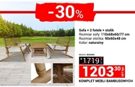 Zestaw mebli ogrodowych Indeks