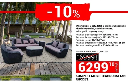 Zestaw mebli ogrodowych