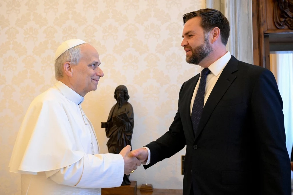 J.D. Vance na audiencji u papieża Leona XIV J.D. Vance na audiencji u papieża Leona XIV