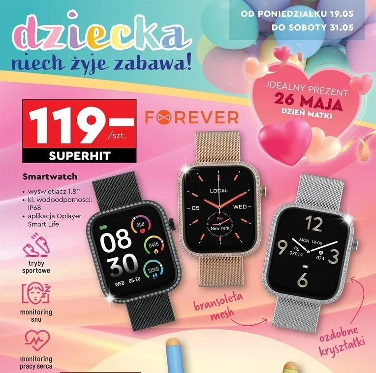 Smartwatch w Biedronce 