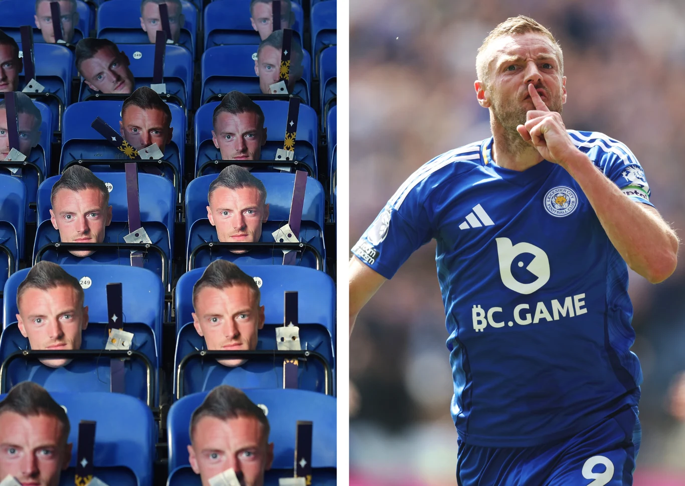 Jamie Vardy przez lata utrwalił w Leicester City swój wizerunek legendy. W 2016 roku klub wydrukował... 30 tys. masek piłkarza tylko po to, by wesprzeć go w trudnym dla niego momencie sezonu