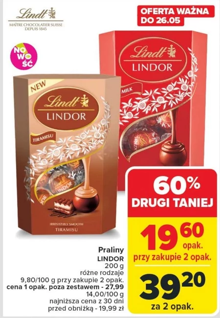 Праліне Lindor