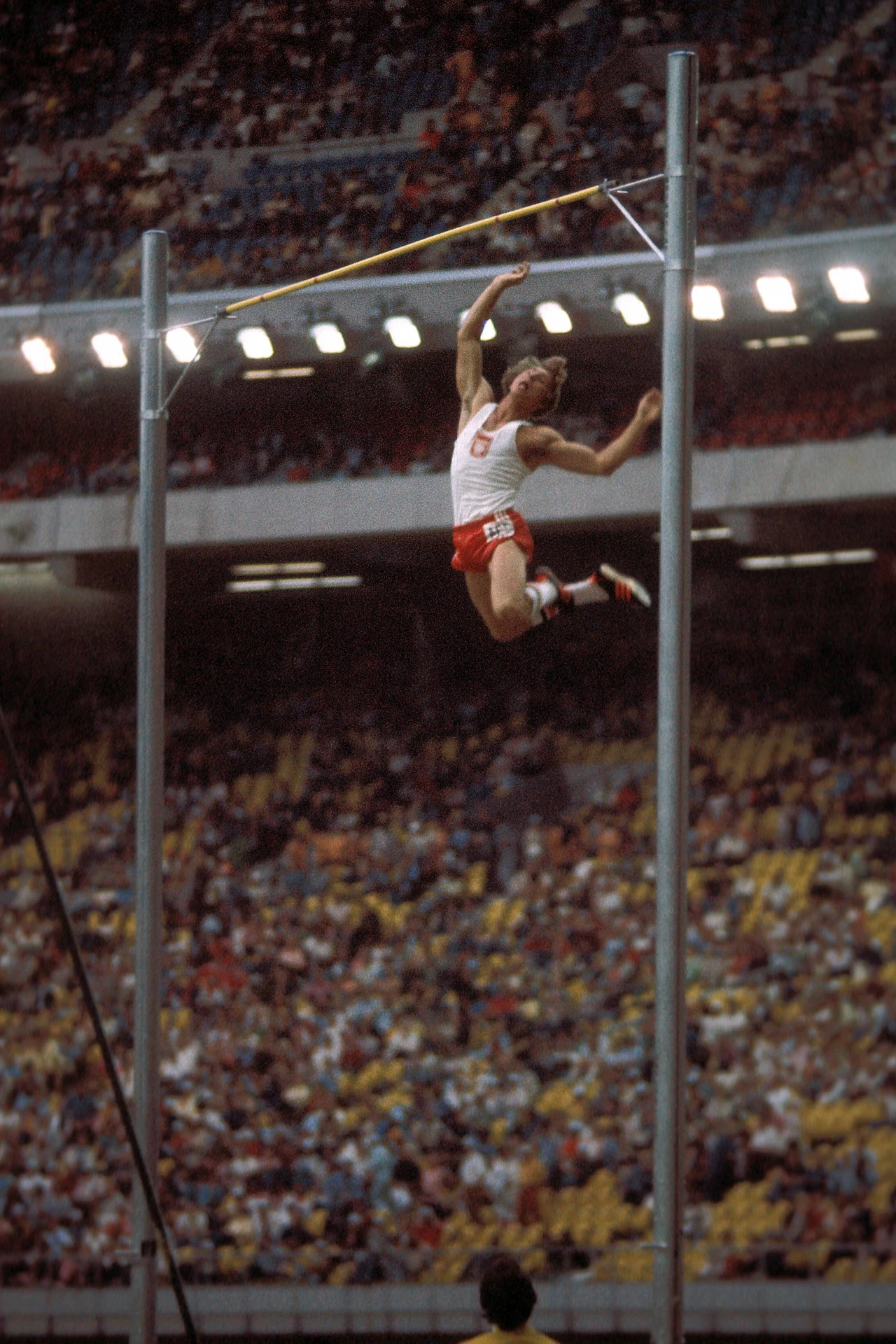 Tadeusz Ślusarski zdobywający złoty medal igrzysk olimpijskich w Montrealu 1976 Tadeusz Ślusarski zdobywający złoty medal igrzysk olimpijskich w Montrealu 1976