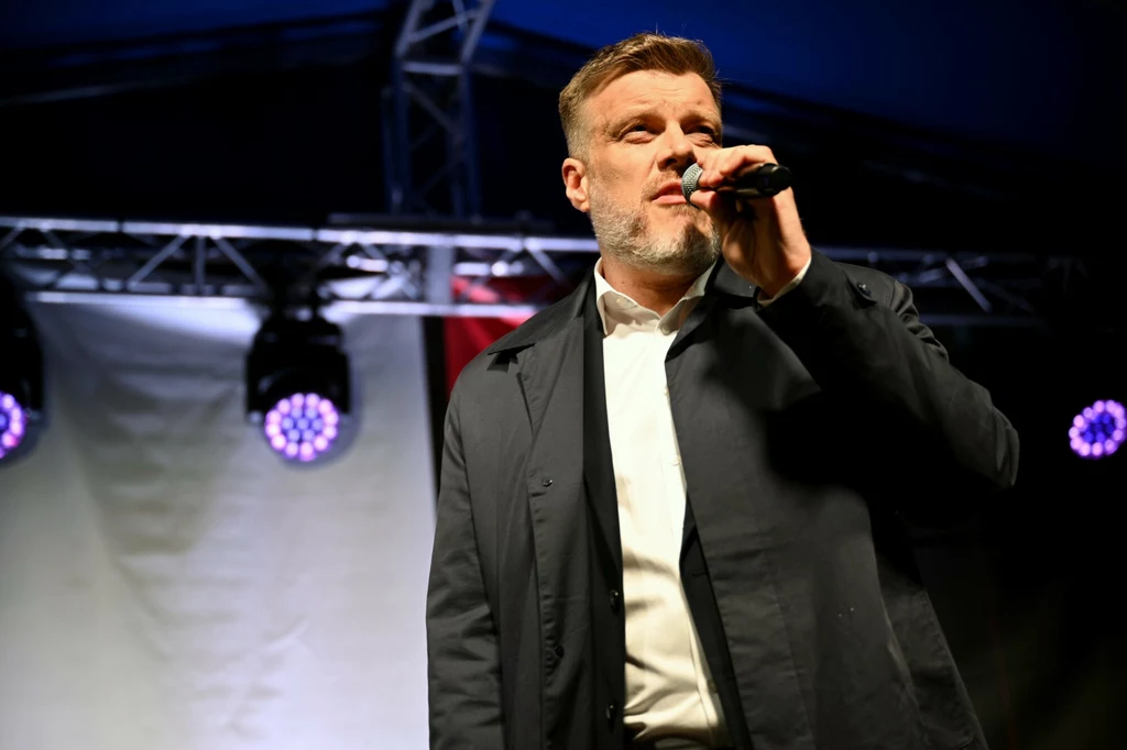 Adrian Zandberg na spotkaniu z wyborcami w Poznaniu Adrian Zandberg na spotkaniu z wyborcami w Poznaniu