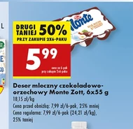 Deser mleczny Monte