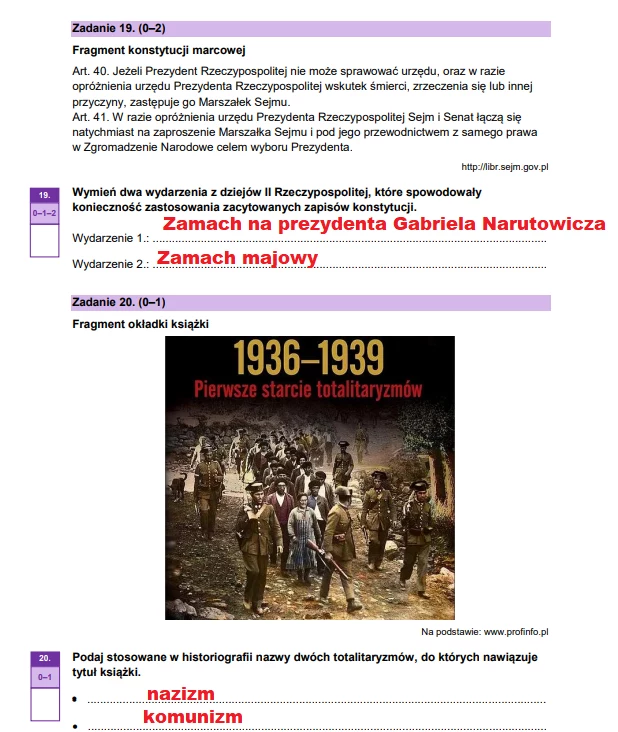 Matura 2025. Historia, poziom rozszerzony. Arkusz CKE - strona 22 Matura 2025. Historia, poziom rozszerzony. Arkusz CKE - strona 22