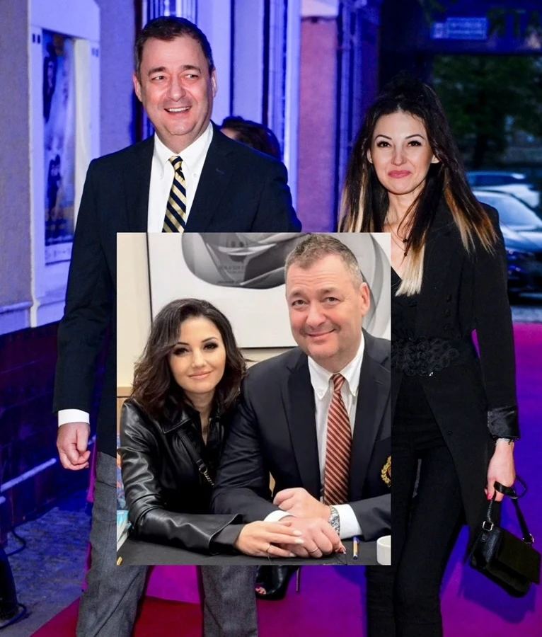 Jacek Rozenek z żoną Marią Jacek Rozenek z żoną Marią