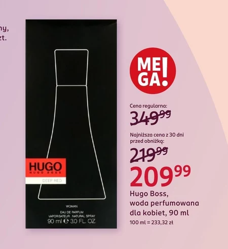 Woda perfumowana damska Hugo Boss