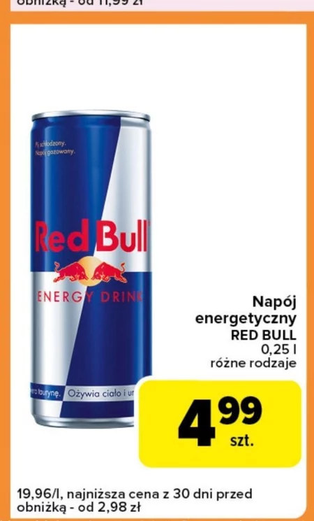 Napój energetyczny Red Bull