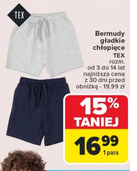 Bermudy chłopięce TEX