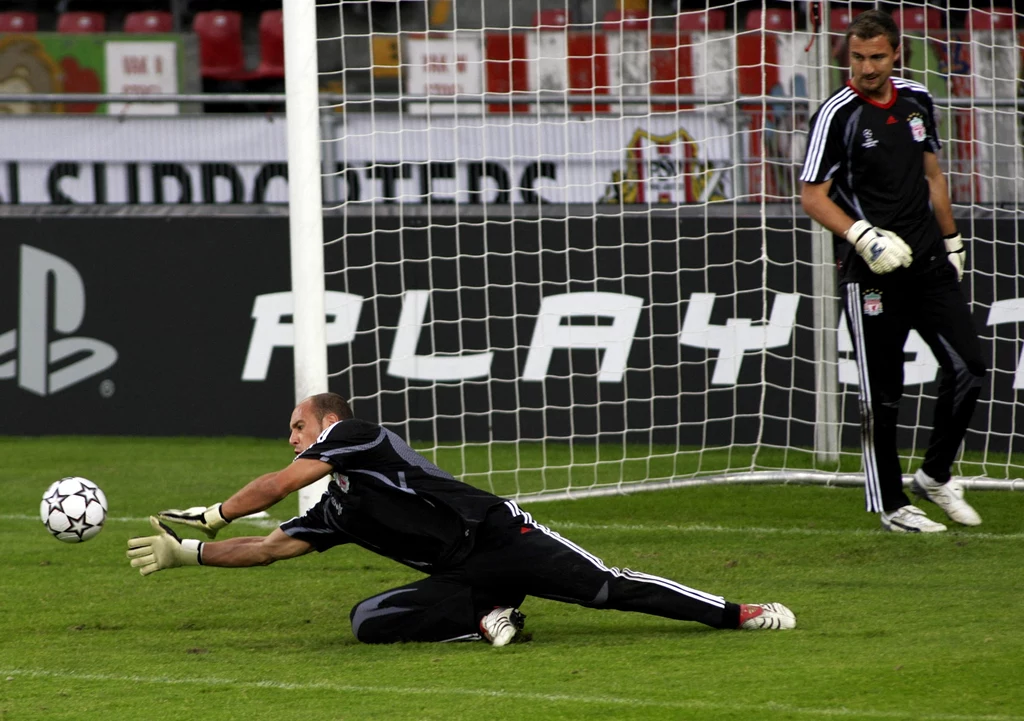 Pepe Reina i Jerzy Dudek w czasach Liverpoolu Pepe Reina i Jerzy Dudek w czasach Liverpoolu