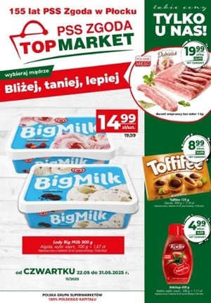 Gazetka promocyjna PSS Zgoda Płock, ważna od 22.05.2025 do 31.05.2025.