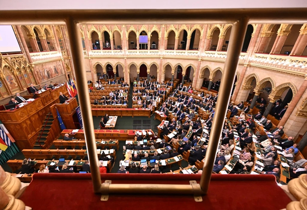 Sala obrad węgierskiego parlamentu Sala obrad węgierskiego parlamentu
