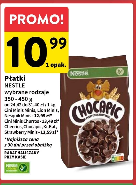 Płatki śniadaniowe Nestle