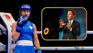 Julia Szeremeta, zdobywczyni złotego medalu w Warszawie, nie na takie słowa czekała z ust szefa federacji World Boxing, Holendra Borisa van der Vorsta (w ramce). Czy prezes PZB Grzegorz Nowaczek wywalczy zmianę decyzji?