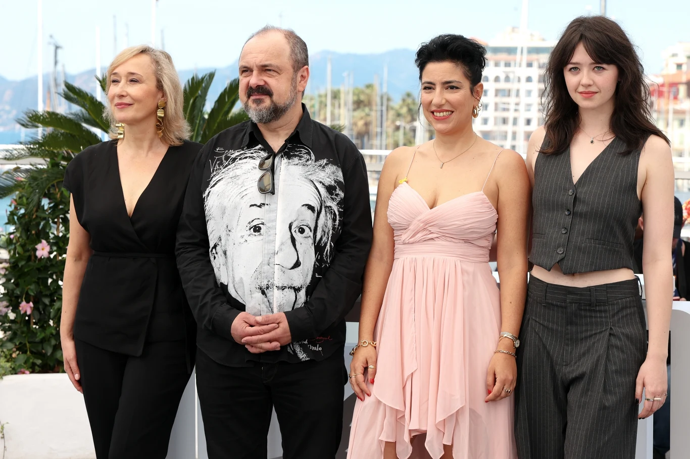Dominika Bednarczyk, Arkadiusz Jakubik, Or Sinai i Katarzyna Łubik w Cannes