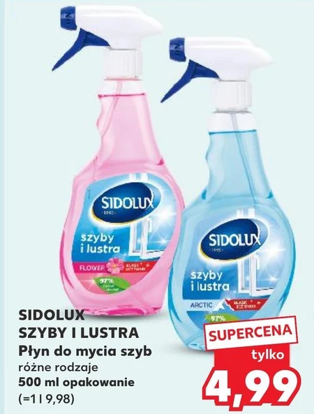 Рідина для миття скла Sidolux