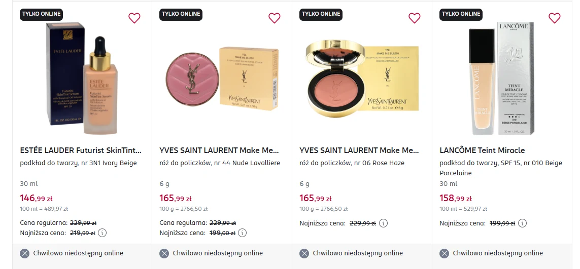 Yves Saint Laurent i Lancôme w promocji? Rossmann zaskakuje ofertą premium!
