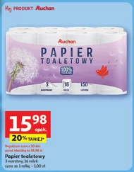 Papier toaletowy Auchan