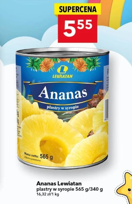 Ananas w puszce Lewiatan