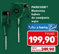 Bęben z wężem ogrodowym Parkside
