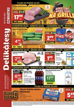 Gazetka promocyjna Delikatesy Centrum, ważna od 22.05.2025 do 28.05.2025.