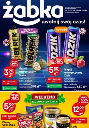 Gazetka promocyjna Żabka, ważna od 21.05.2025 do 03.06.2025.