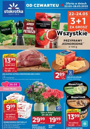 Gazetka promocyjna Stokrotka Optima, ważna od 22.05.2025 do 28.05.2025.