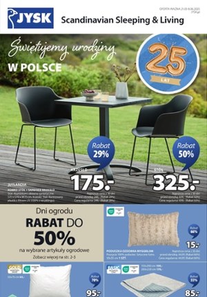 Gazetka promocyjna Jysk, ważna od 21.05.2025 do 08.06.2025.